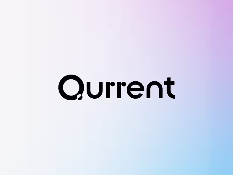 Cover image for Qurrent Website Redesign | Series A $15M