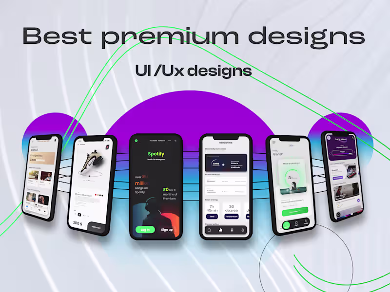 Cover image for Get the UI designs for your brand !