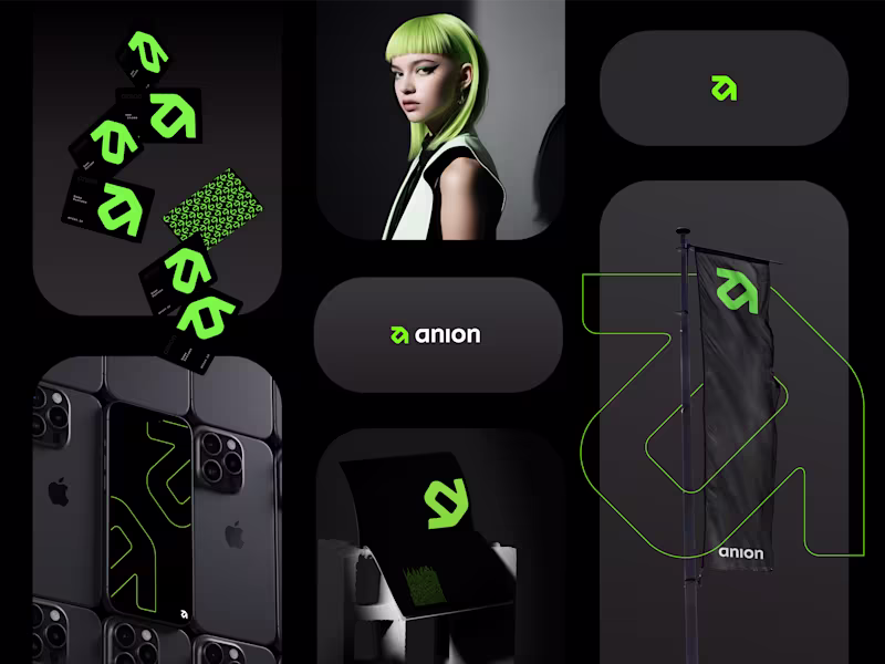 Cover image for anion branding & visuals