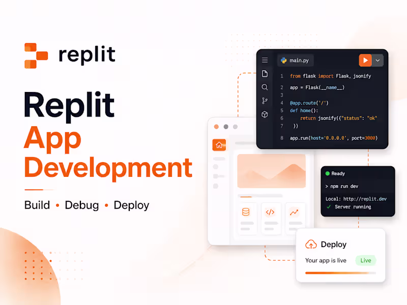 Cover image for Replit App Development, Debugging & Production Deployment
