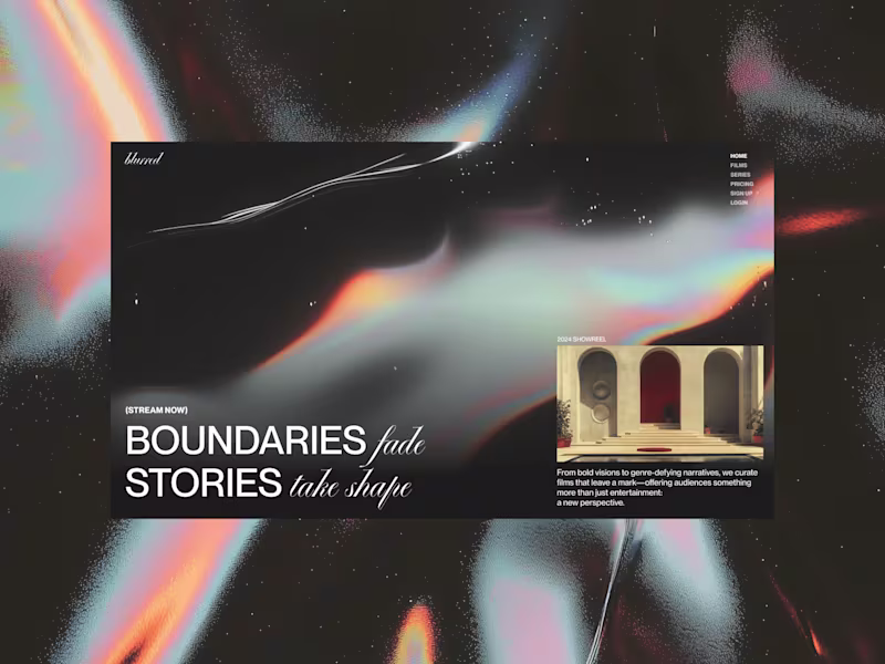 Cover image for Blurred