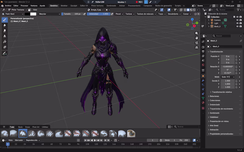 Cover image for Volcanic Shadow | Personaje 3D