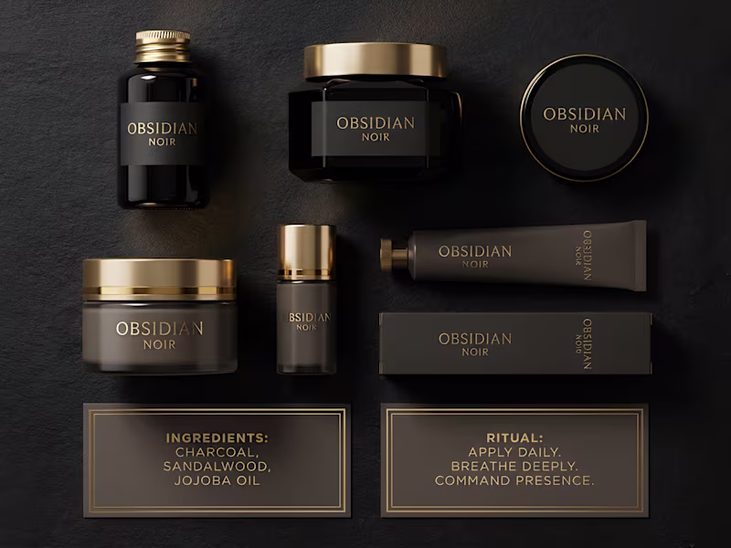 Cover image for OBSIDIAN NOIR Men's Grooming 