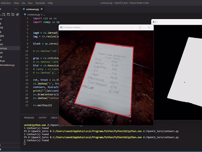 Cover image for CamScanner/AdobeScan Clone using Python