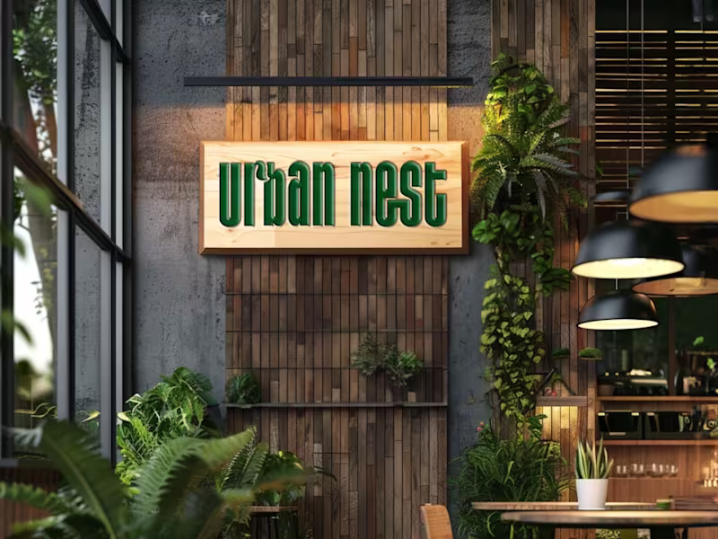 Cover image for Urban Nest Cafe ( Logo, Menu and Packaging Design )