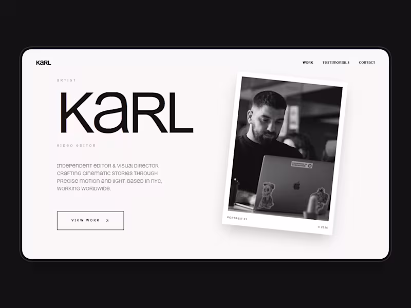 Cover image for Created a portfolio for a