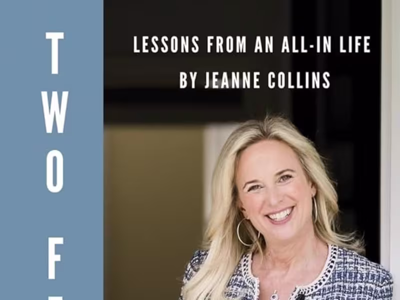 Cover image for Memoir: TWO FEET IN by Jeanne Collins