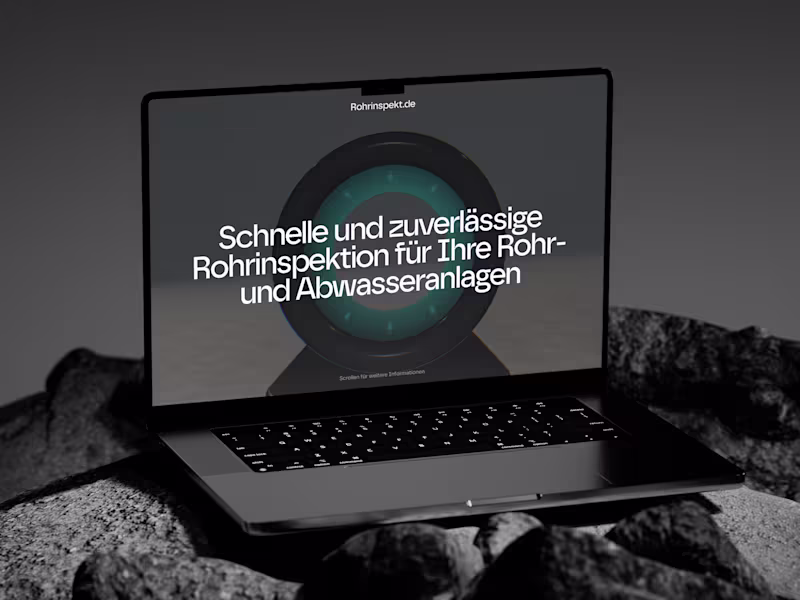 Cover image for Rohrinspekt GmbH - Landing page