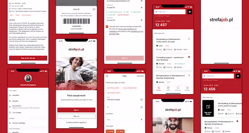 Cover image for strefajob.pl - Find casual work.