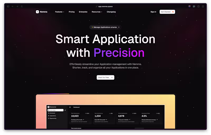 Cover image for Nemma: An Intelligent Application Management Platform