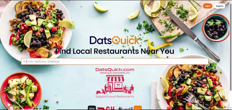 Cover image for DatsQuick – Local Restaurant Ordering Platform