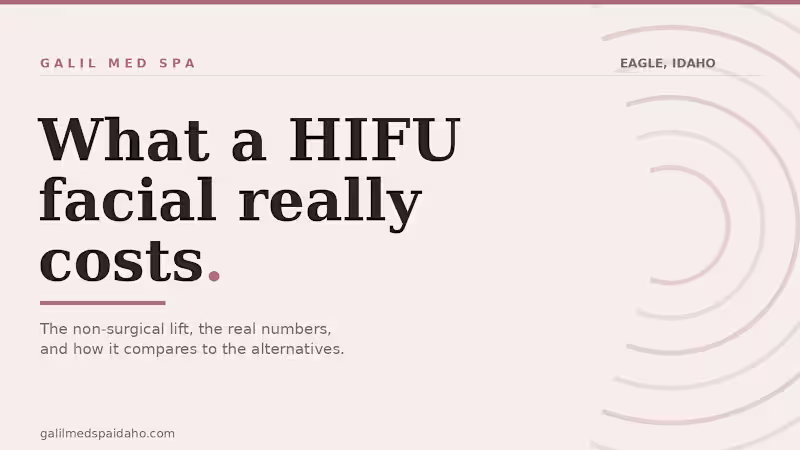 Cover image for Galil Med Spa — HIFU Facial Cost (SEO Blog Post)
