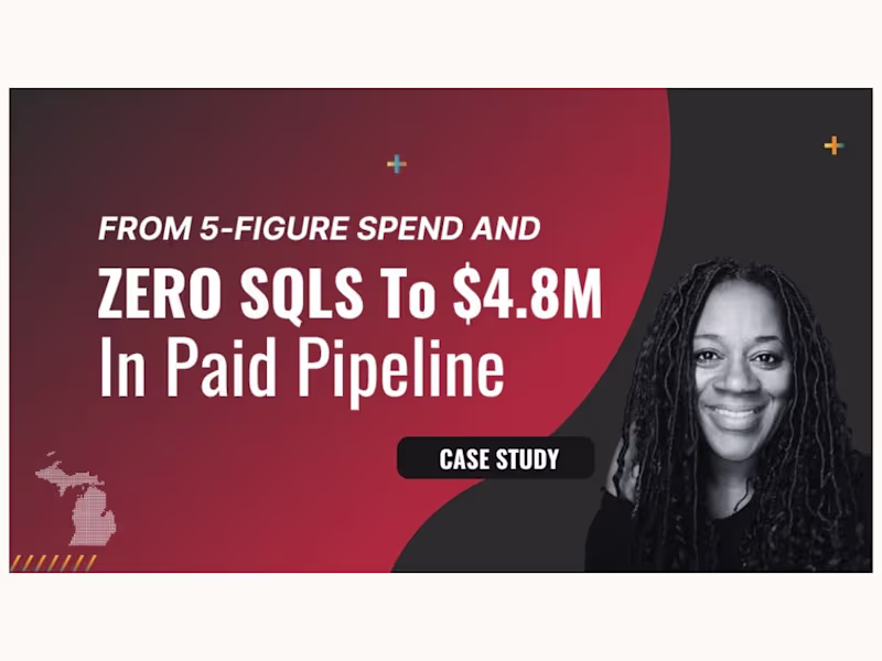 Cover image for From Zero SQLs to $4.8M in Qualified Paid Pipeline