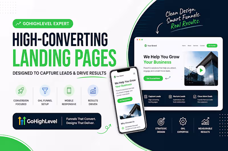 Cover image for Landing Page Redesign for Better Conversions