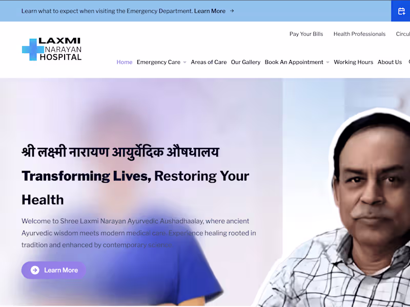 Cover image for Home - Shree Laxmi Narayan Ayurvedic Aushadhaalay