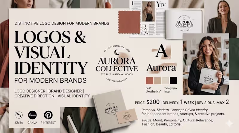 Cover image for Distinctive Logo Design for Modern Brands