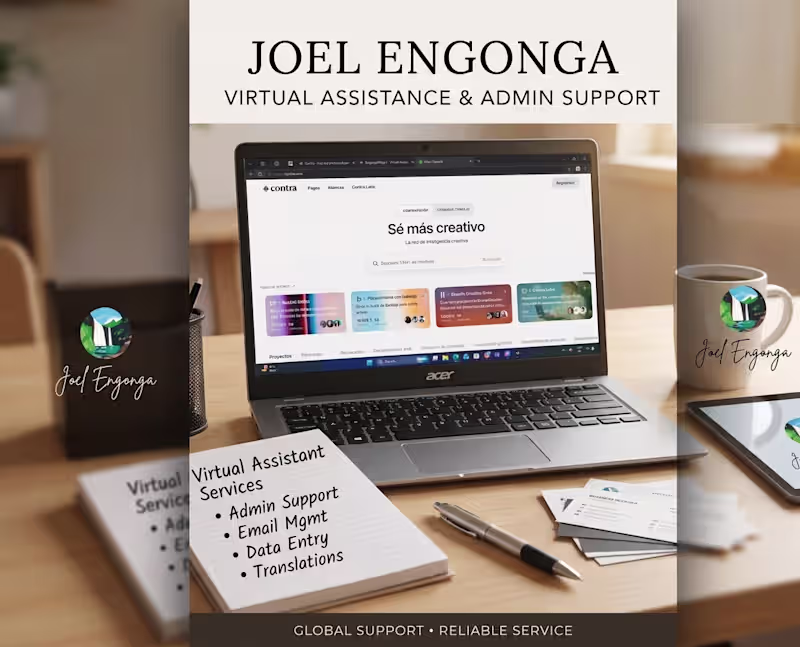 Cover image for Asistencia virtual & Soporte Administrativo