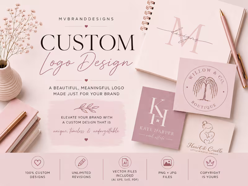 Cover image for Custom Logo and Brand Kits