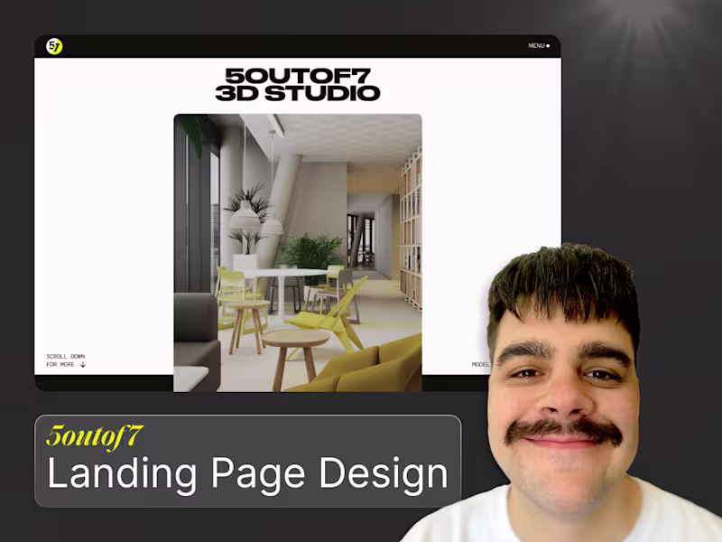 Cover image for UI/UX Design | Complete Website For 3D Studio