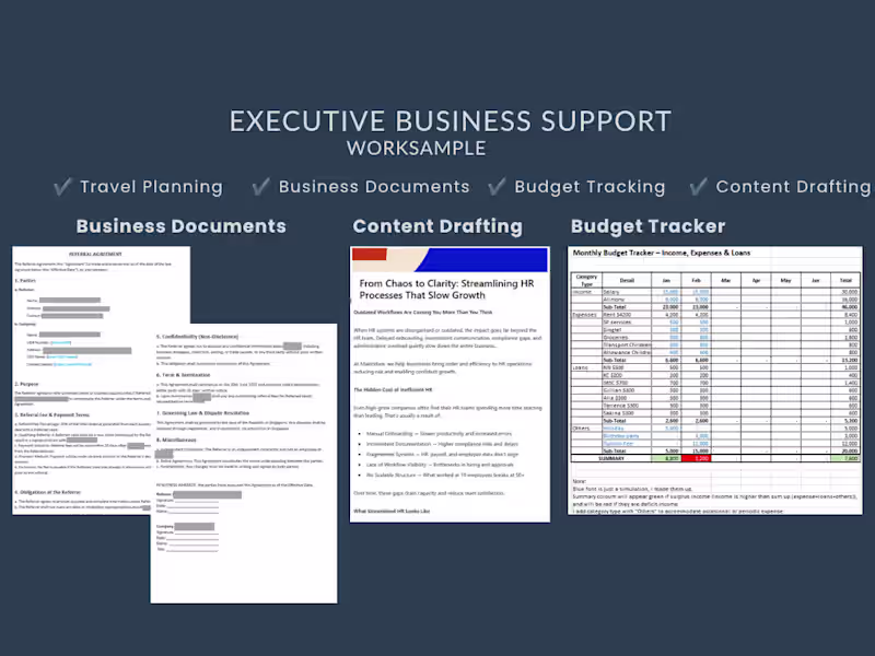 Cover image for Reliable administrative support to keep
