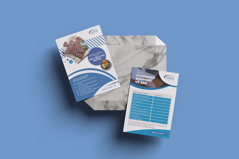Cover image for Double sided flyer