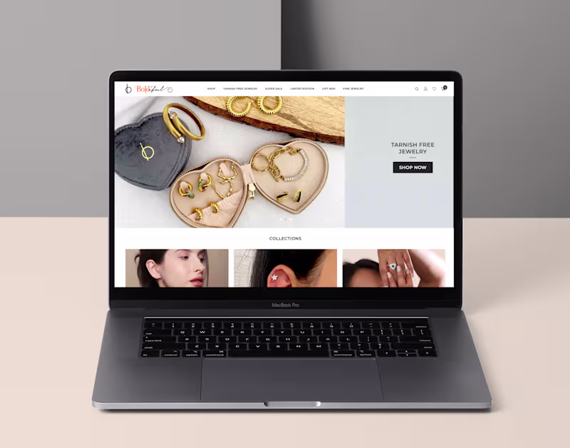 Cover image for Boldiful - Jewelry Website Design