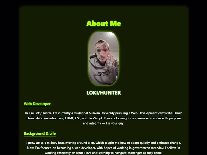 Cover image for My Website
