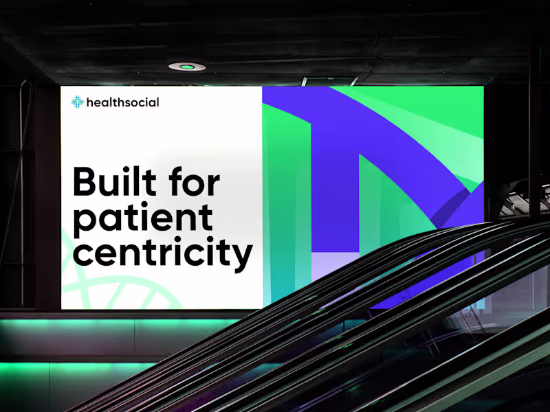 Cover image for HealthSocial - Branding & Web Design