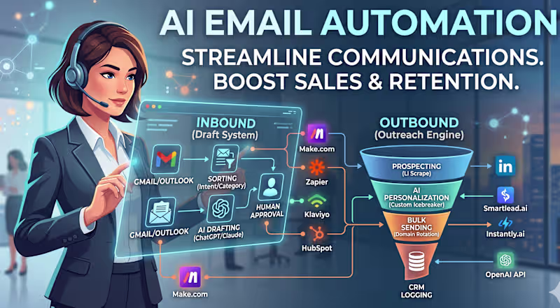 Cover image for Build AI email automation systems to scale sales and marketing