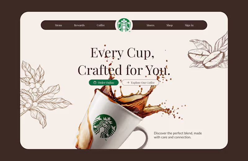 Cover image for Starbucks Website Redesign