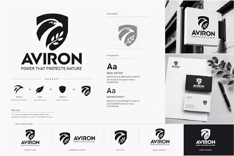 Cover image for AVIRON — Brand Identity Design
A