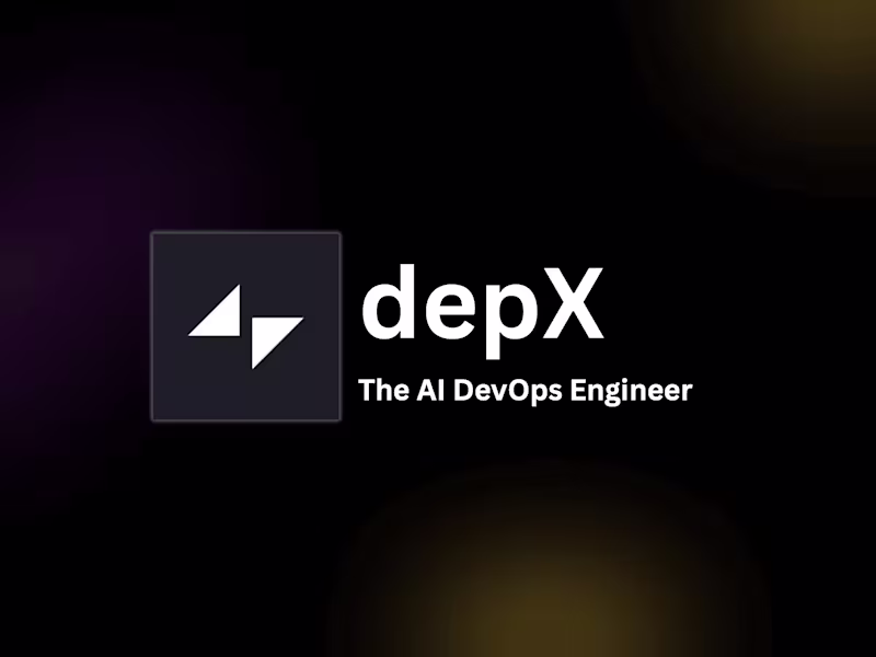 Cover image for DepX Pitch Deck