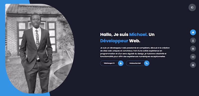 Cover image for Just hardcoded my portfolio website check it out
