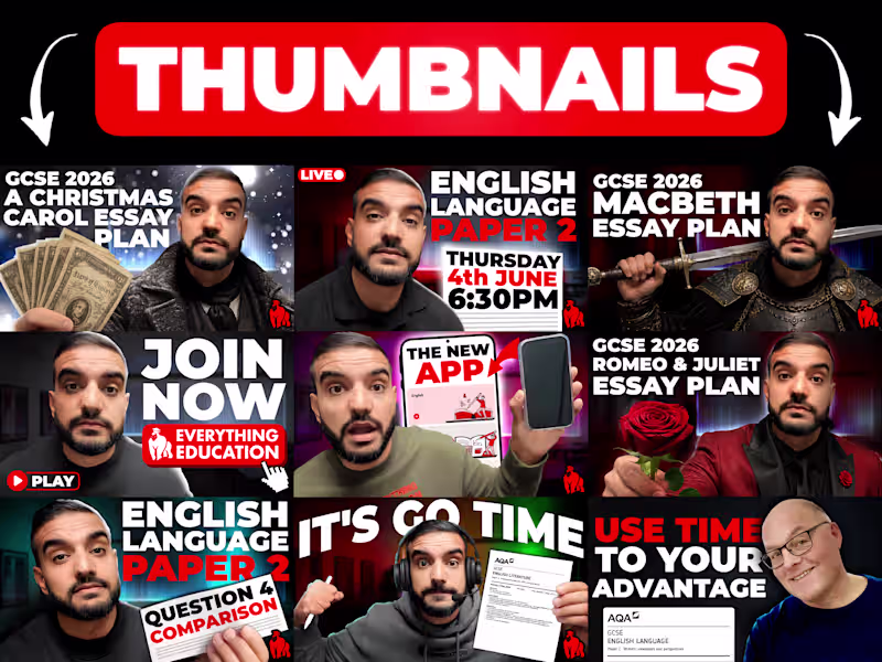 Cover image for YouTube Thumbnail Design