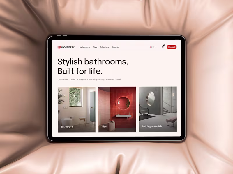 Cover image for Woonberk – E-Commerce Website