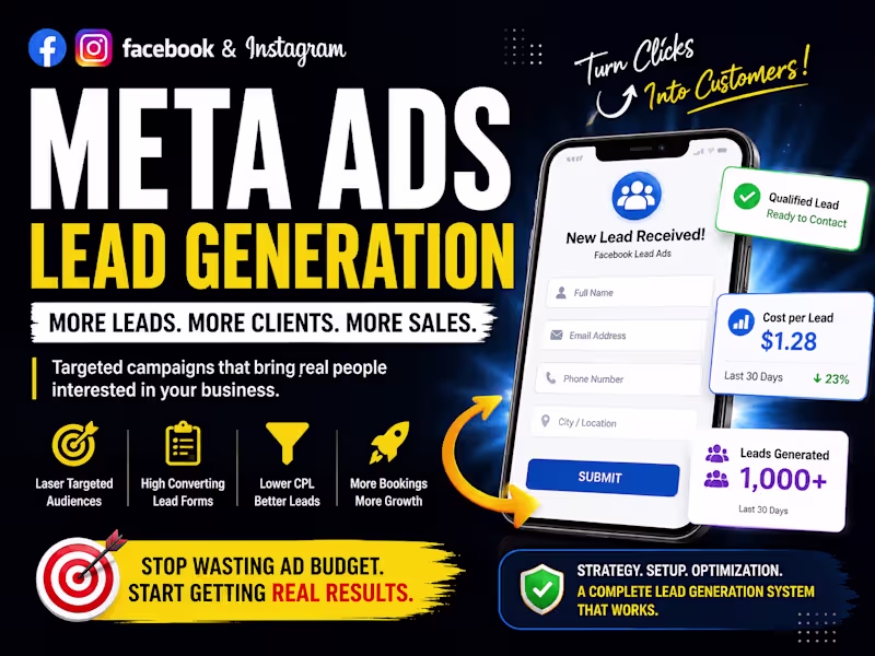 Cover image for Meta Ads Lead Generation for Local Businesses
