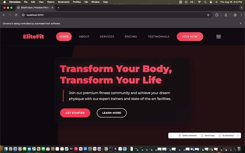 Cover image for web-page-gym-template 