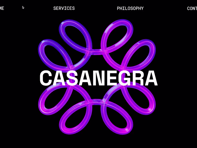 Cover image for Web Design - Casanegra