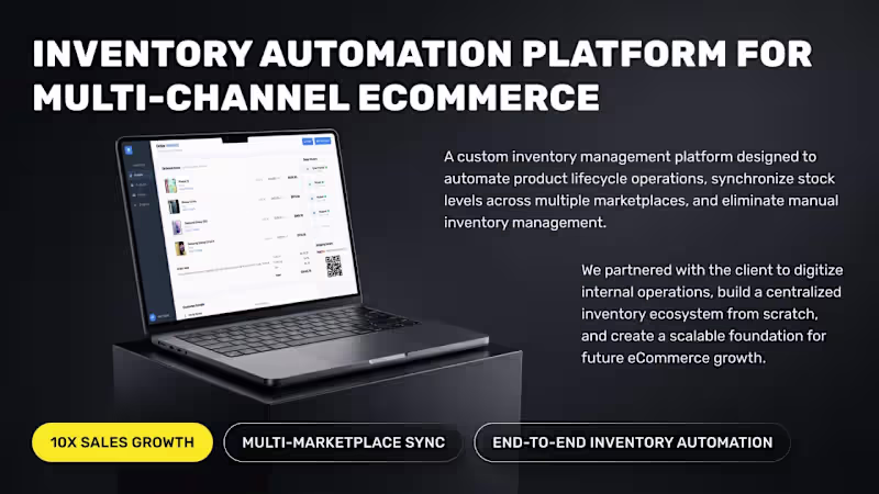 Cover image for 📦 Inventory Automation Platform for Multi-Channel eCommerce