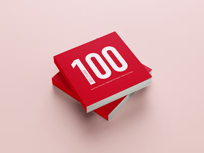 Cover image for BelCham's Centennial Book Design