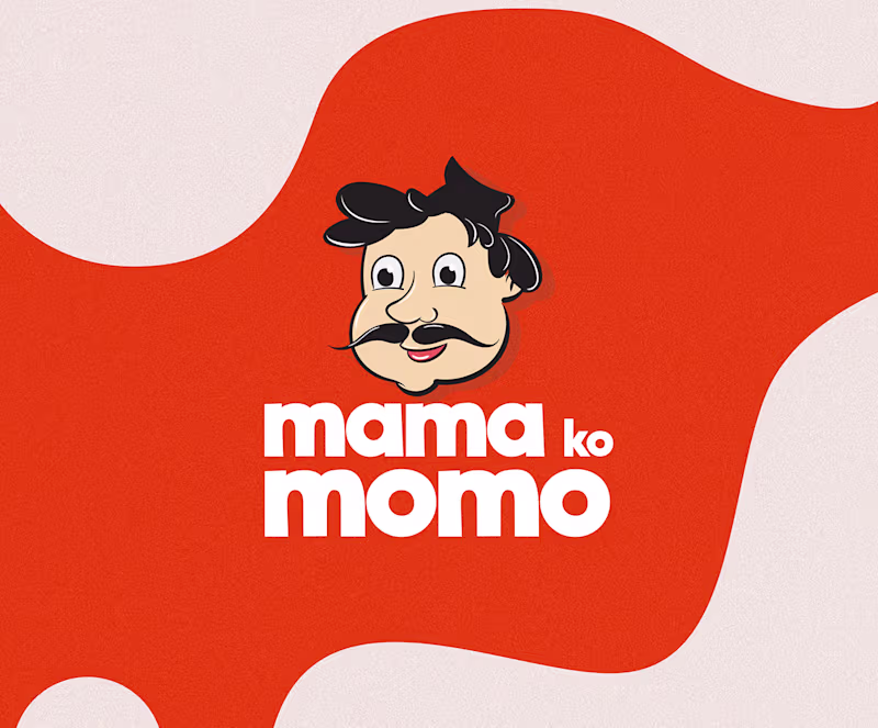 Cover image for Mama ko Momo Logo Design :: Behance