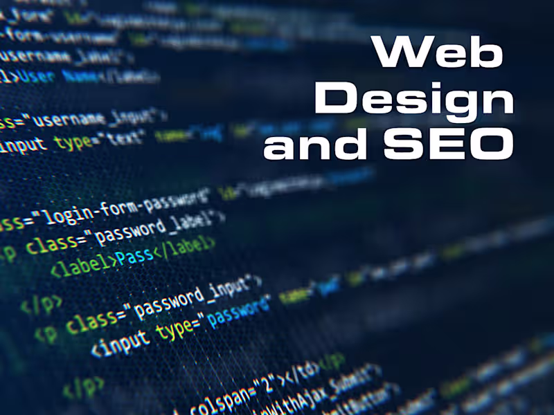 Cover image for Web Design and SEO