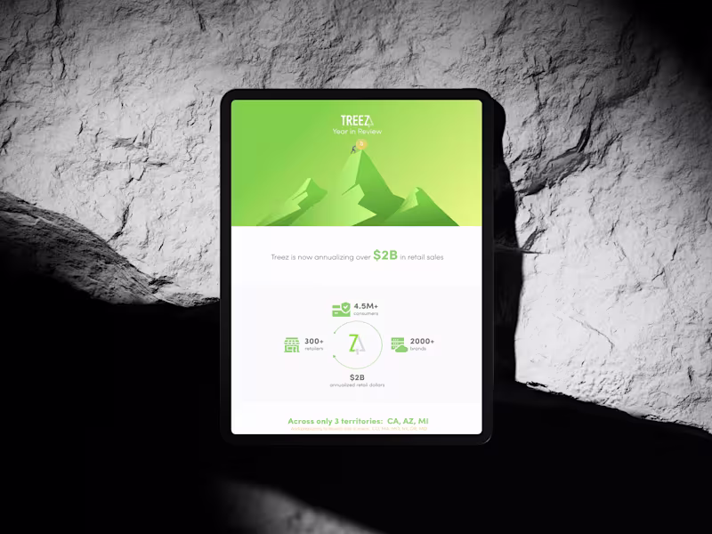 Cover image for Landing page for Treez