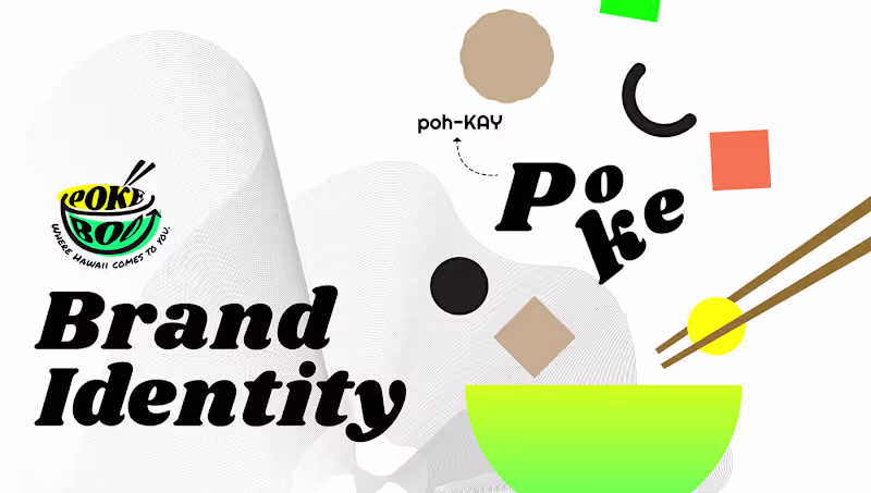 Cover image for Brand Identity & Guideline - Poke Bowl :: Behance