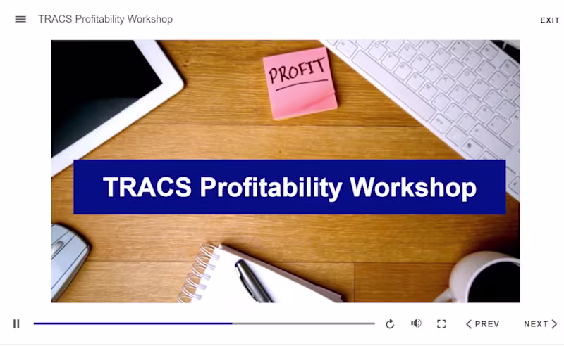 Cover image for TRACS Profitability Workshop
NAPA TRACS is