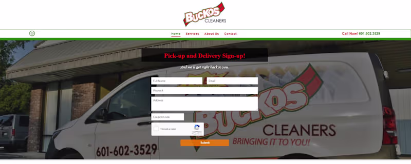 Cover image for Responsive Web Design for Dry Cleaners