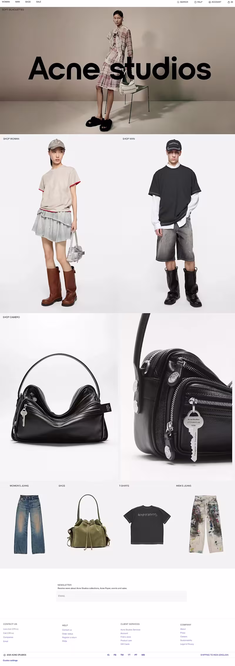 Cover image for Acne Studios — Fashion E-commerce