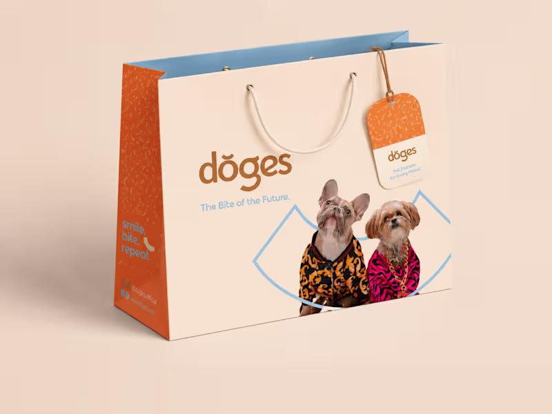 Cover image for Döges Pet Fashion Brand Identity and Packaging Design