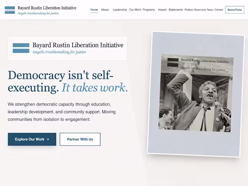 Cover image for I created this website for