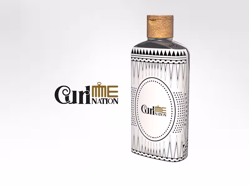 Cover image for The Curl Me Nation Brand design The Curl Me Nation logo brin...